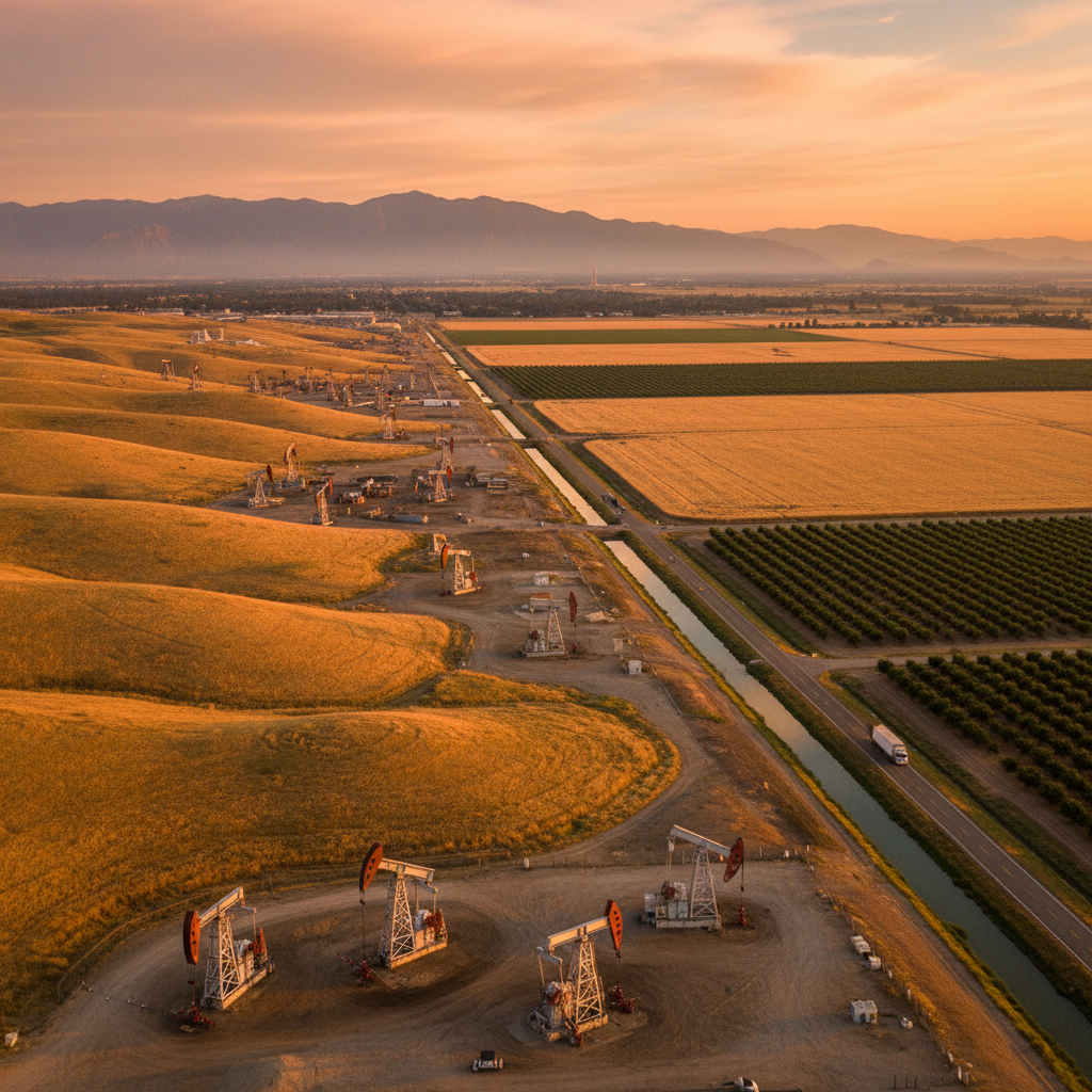 Bakersfield, California landscape